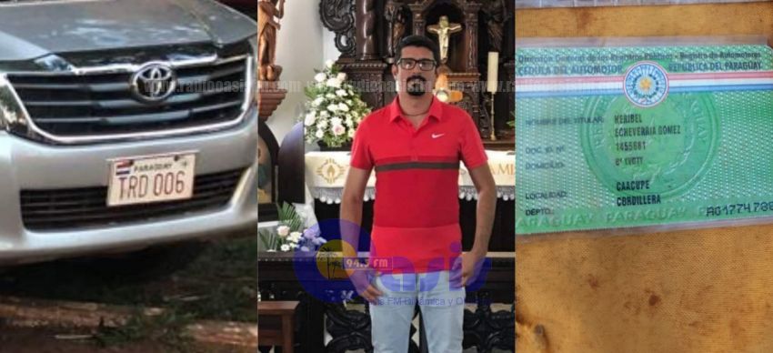 Camioneta incautada de secuestradores en PJC, posee chapa clonada
