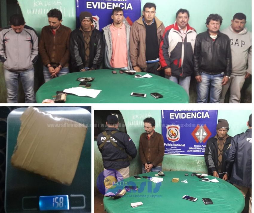 Antinarcoticos allanó casa de juegos en Pedro Juan