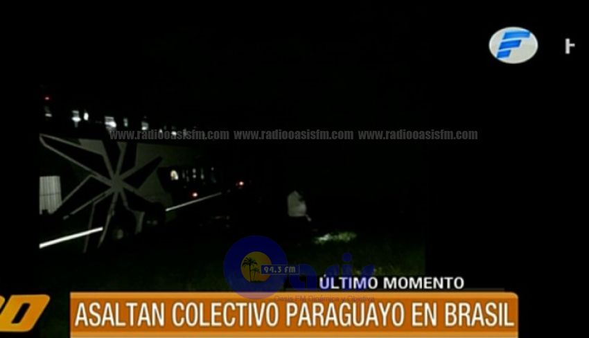 Otro bus paraguayo es asaltado en el Brasil