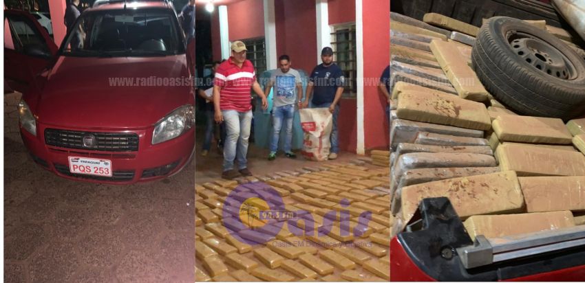 Investigación Criminal de Amambay incauta marihuana en Bella Vista