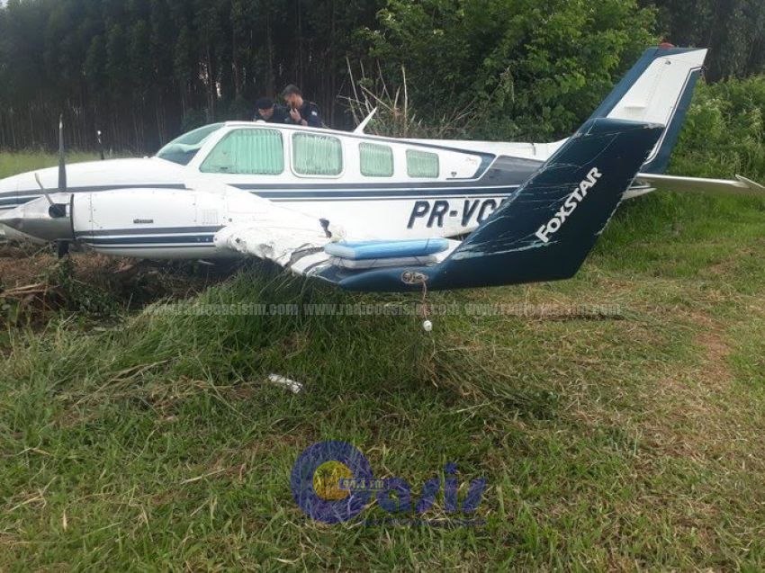 Narco avioneta que habría partido de Ponta Pora tubo un percance  en Atibaia