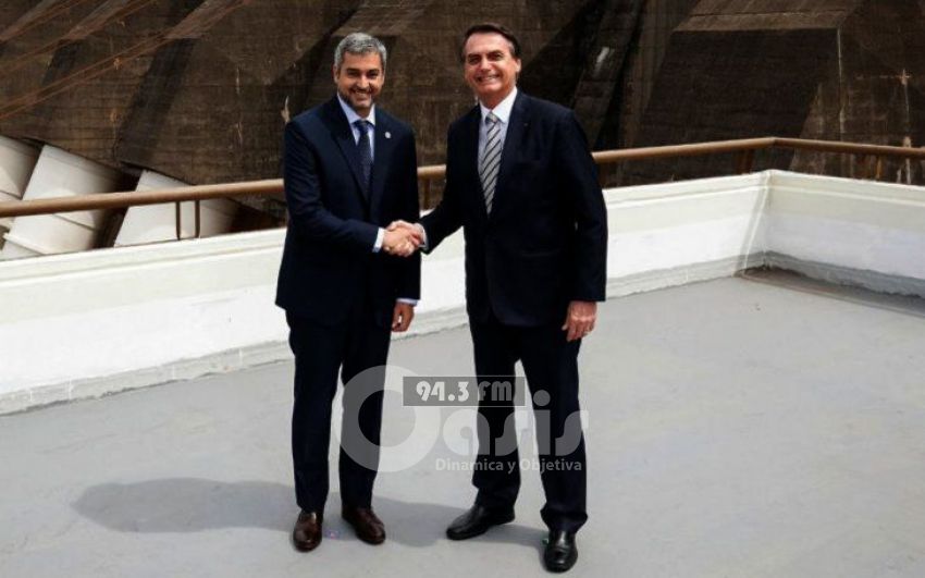 Bolsonaro y Abdo Benítez verificarán obras de puente entre Brasil y Paraguay