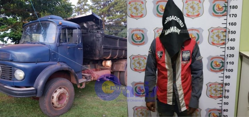 Detienen en Pedro Juan a un hombre con camión robado en Brasil