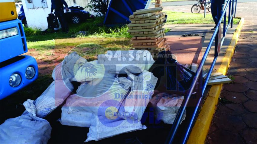 Incautan 500ks de marihuana en Ponta Pora