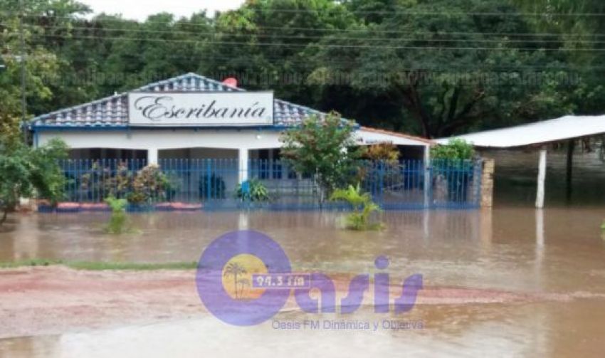 Llovió 241 mm en Yby Yaú y arroyo casi corta la ruta 5