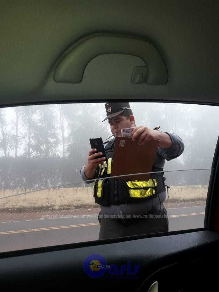 Policía Caminera Intenta Coimear en Pedro Juan