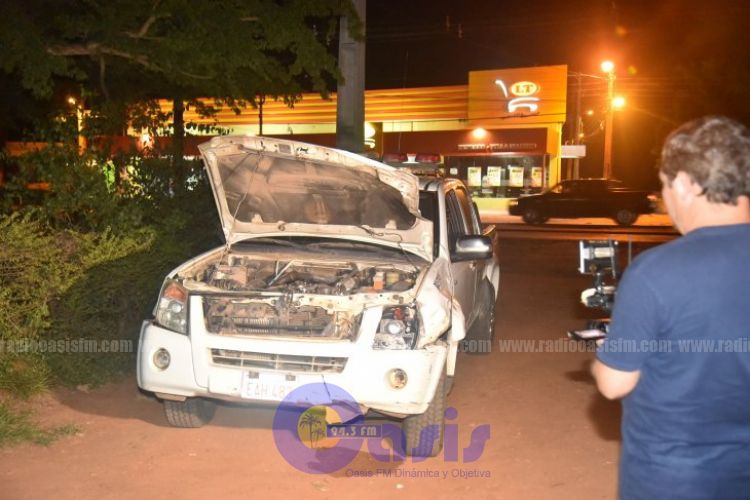 Motociclista queda herido tras ser embestido por una patrullera en Limpio