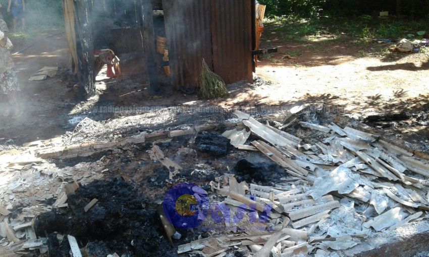 Una persona fallece carbonizado luego incendiarse su vivienda en Mafussi