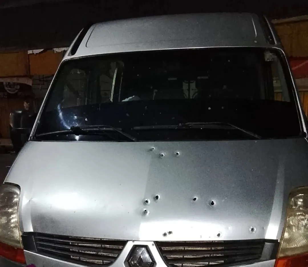 Vehículo brasileño fue baleado en la línea internacional de Pedro Juan Caballero