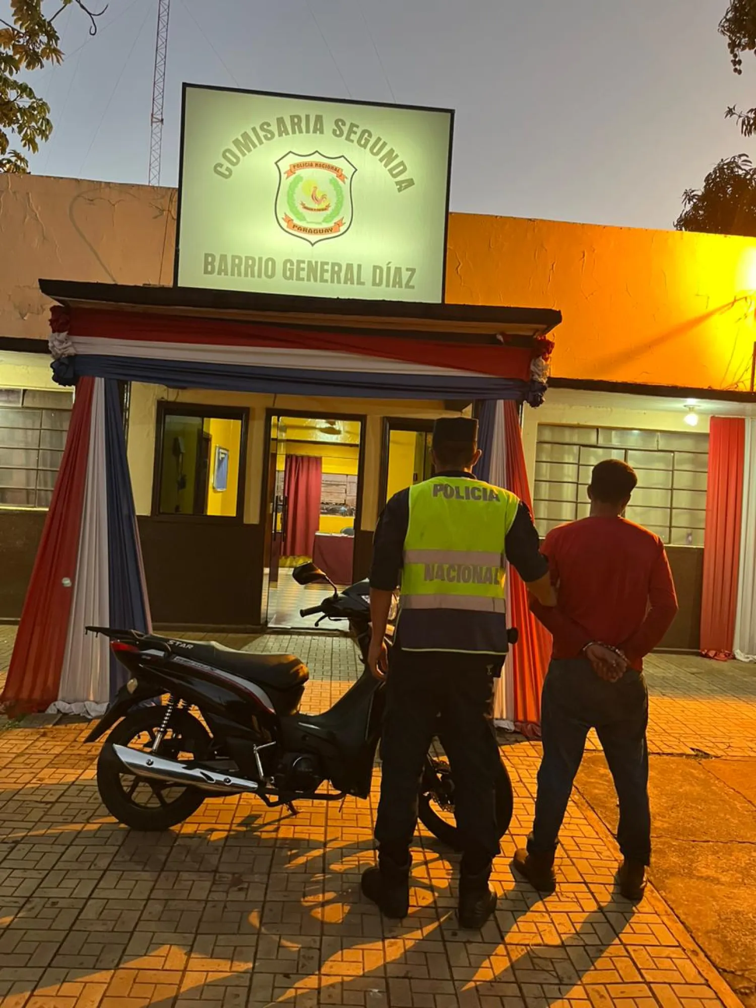 Policía recupera motocicleta hurtada y detiene al presunto autor en Pedro Juan