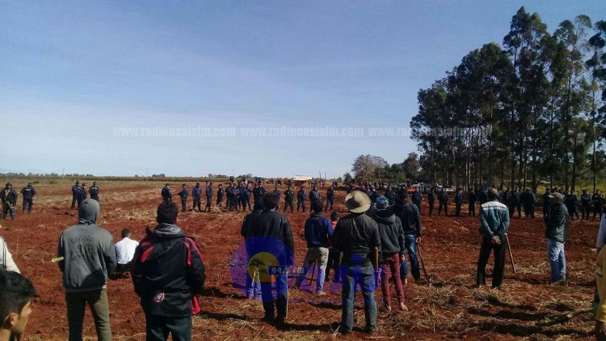Colonia Guahory: Tensión por presencia policial en zona de conficto por tierras