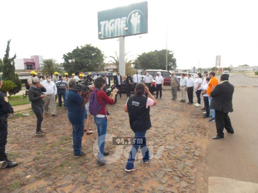 Luego de reapertura de frontera, trabajan en cumplimiento de protocolo en Pedro Juan