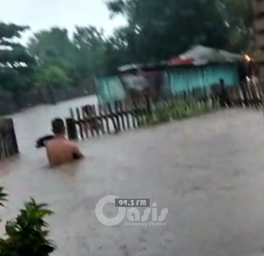 Asentamiento de Concepción bajo agua