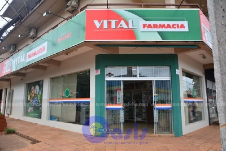 Asaltan local de Vital Farmacia