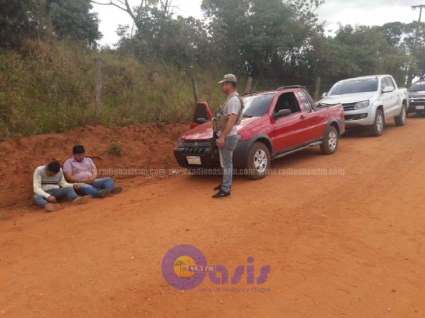 Senad detiene a dos personas con marihuana luego de enfrentamiento en PJC
