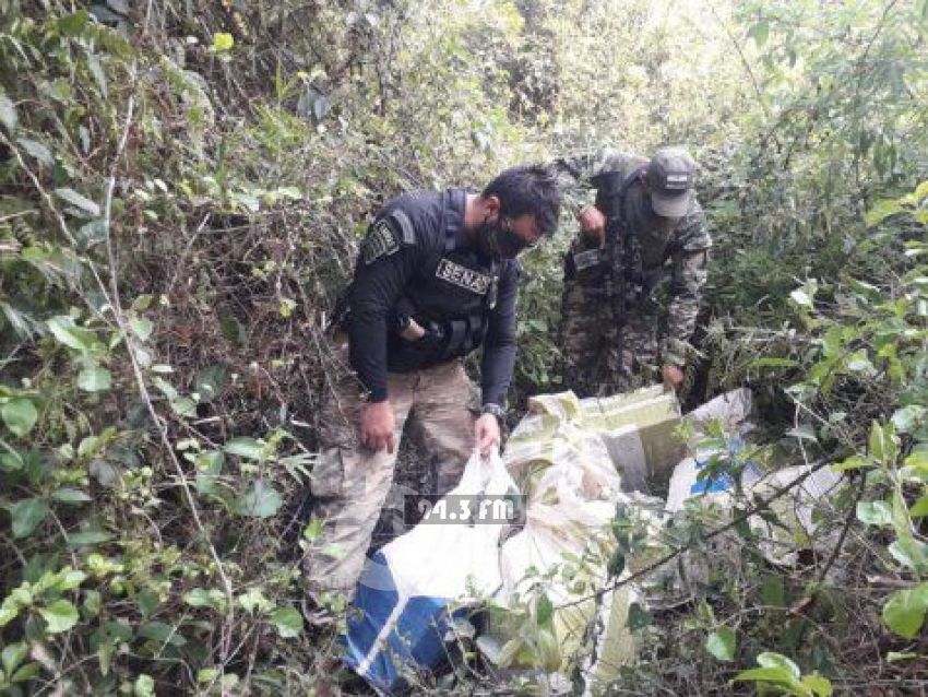 Senad detecta depósito de drogas en la Reserva San Rafael