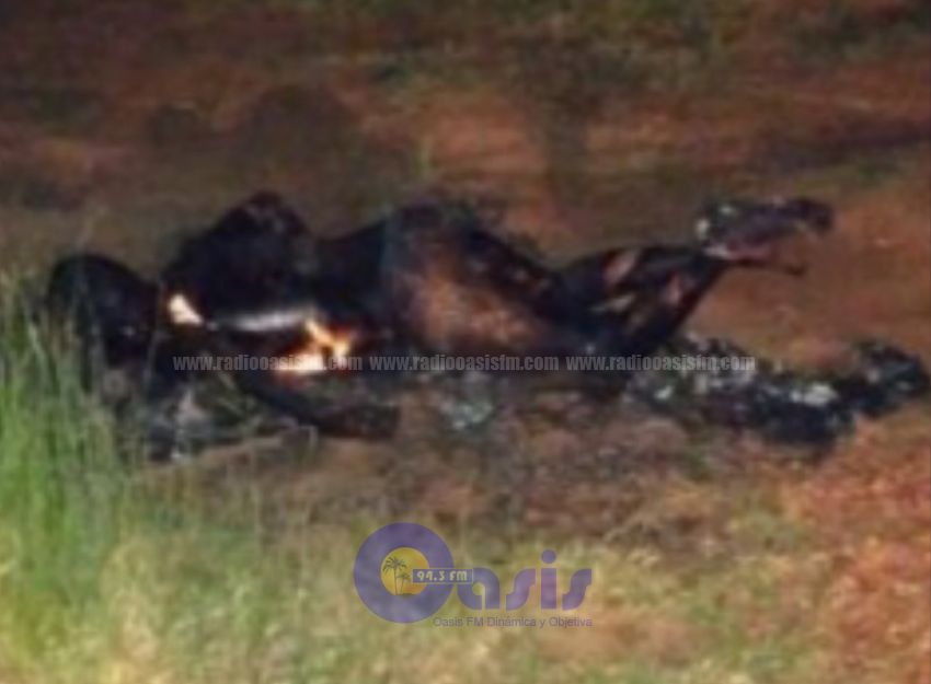 Hombre asesinado y calcinado aún no fue identificado