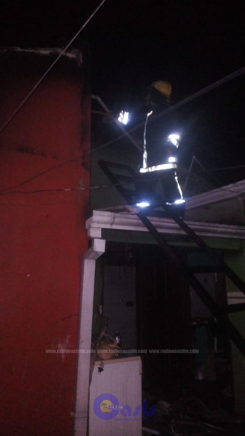 Otro incendio de vivienda se registró está madrugada en Pedro Juan