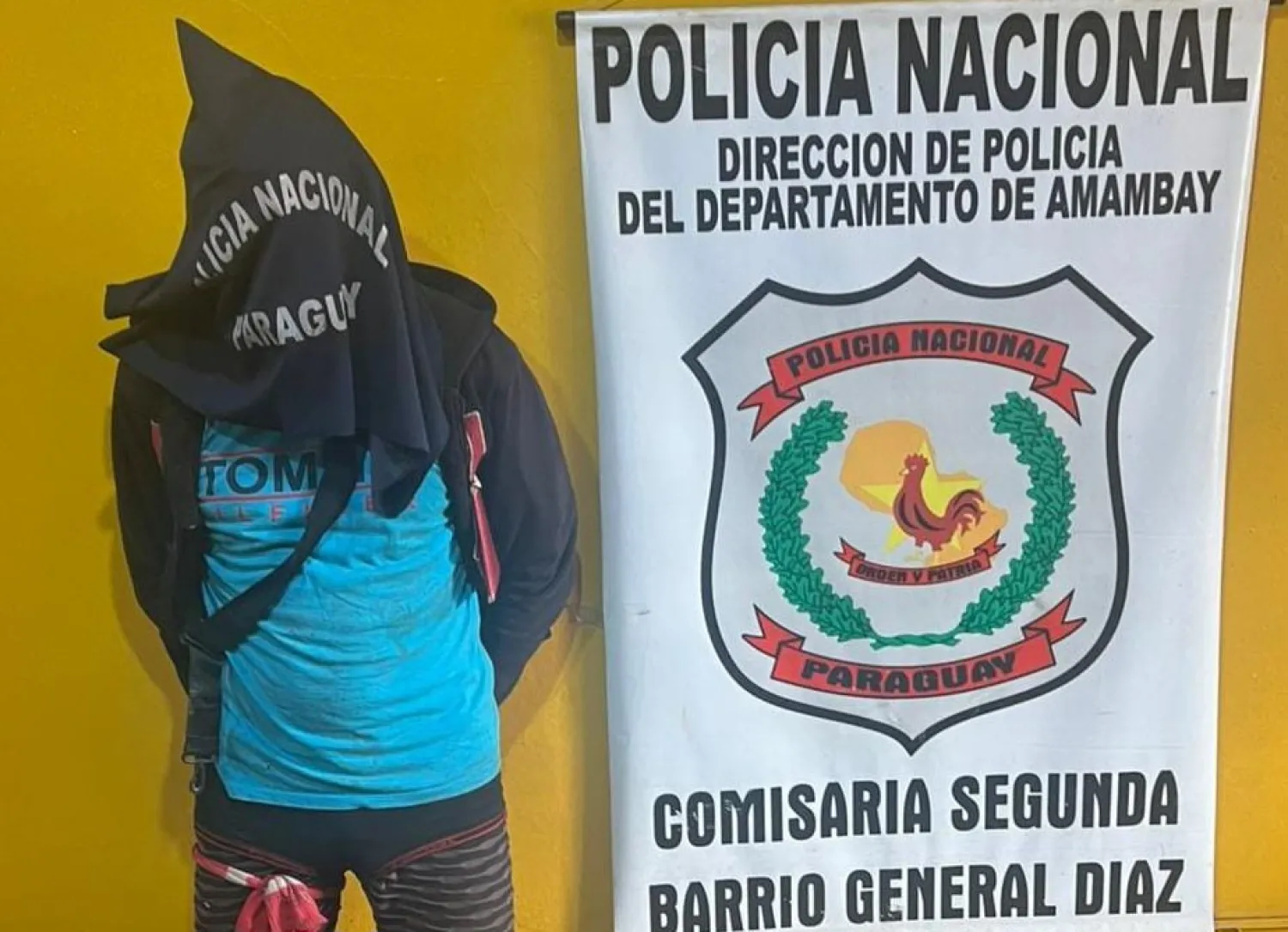 Ciudadano ucraniano detenido tras amenazar a directora de escuela en Pedro Juan