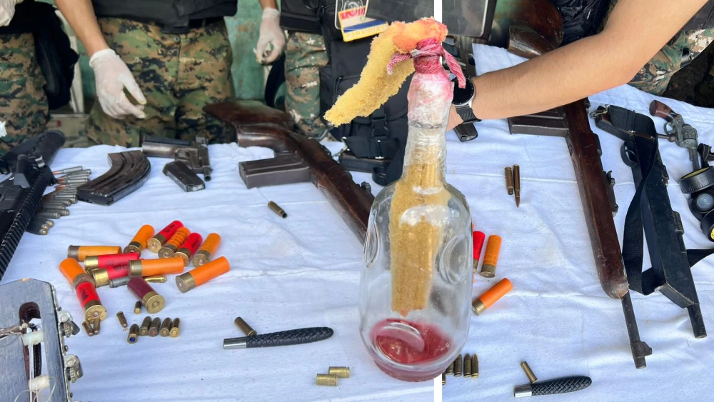 Reos tenían armas automáticas, mientras que policías usaron balines de goma