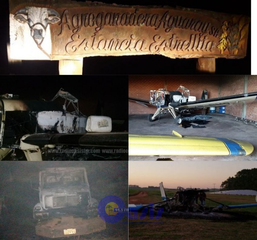 EPP: quemaron 3 aeronaves