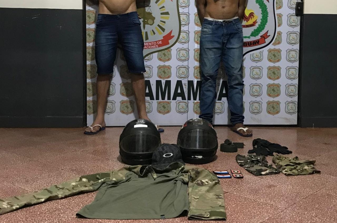 Brasileños detenidos por robo domiciliario fueron identificados