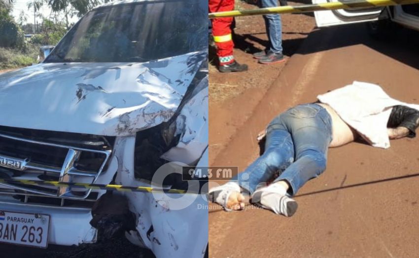 Motociclista fallece tras choque sobre la Ruta PY 05 en Pedro Juan