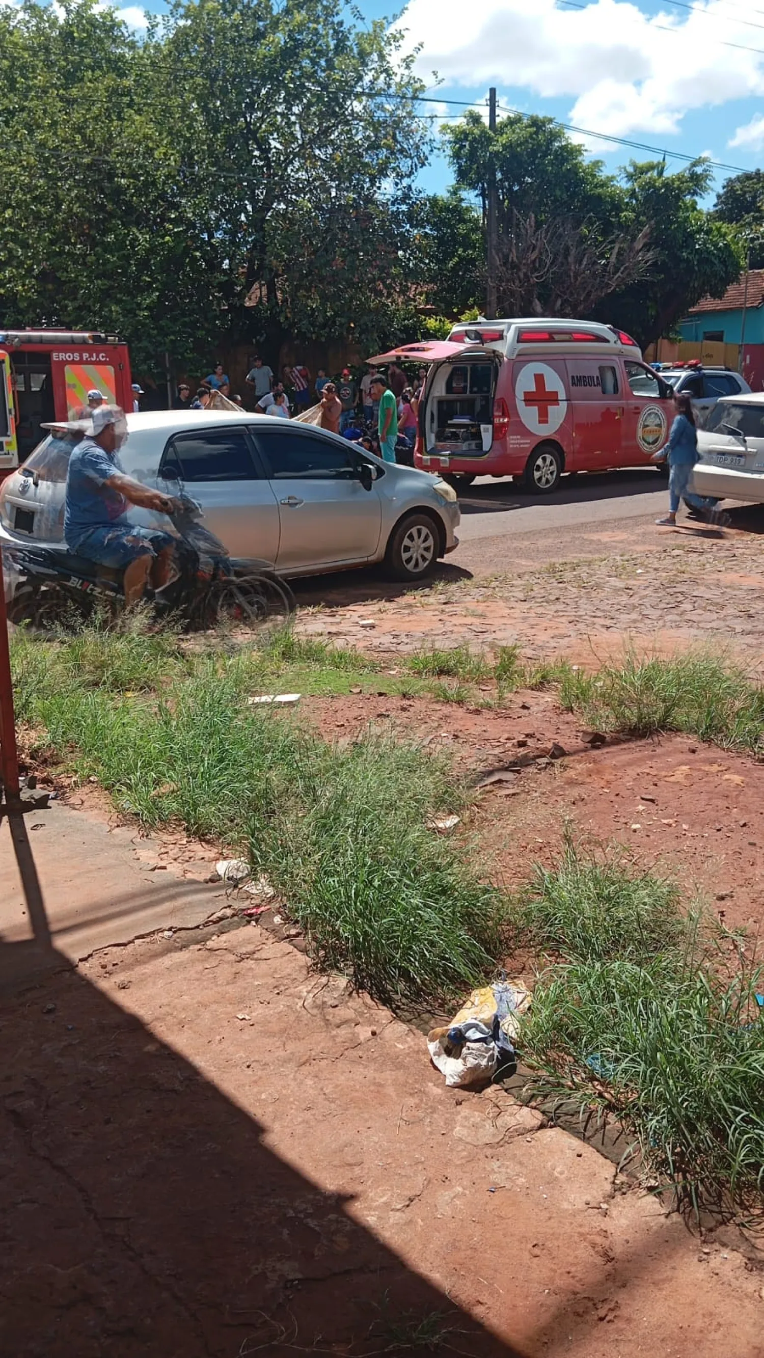 Accidente de tránsito deja tres víctimas de lesión en Pedro Juan
