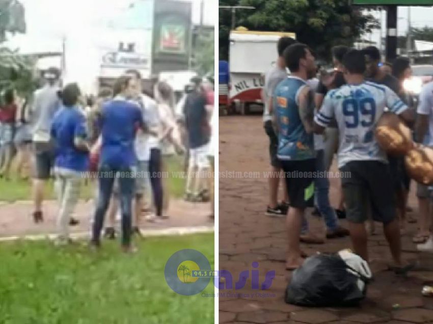 Estudiantes de medicina arman disturbio en nuestra ciudad