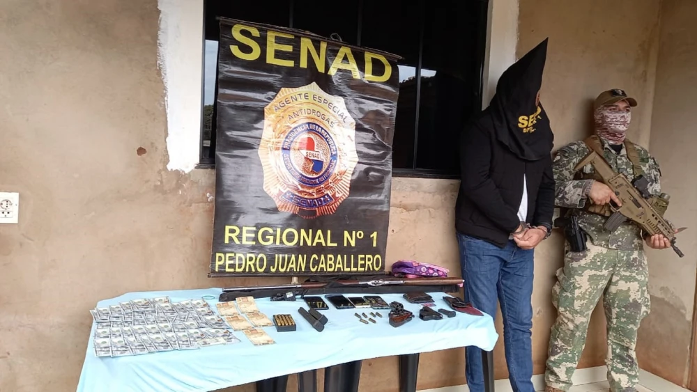 Supuesto miembro del PCC es detenido en Pedro Juan Caballero