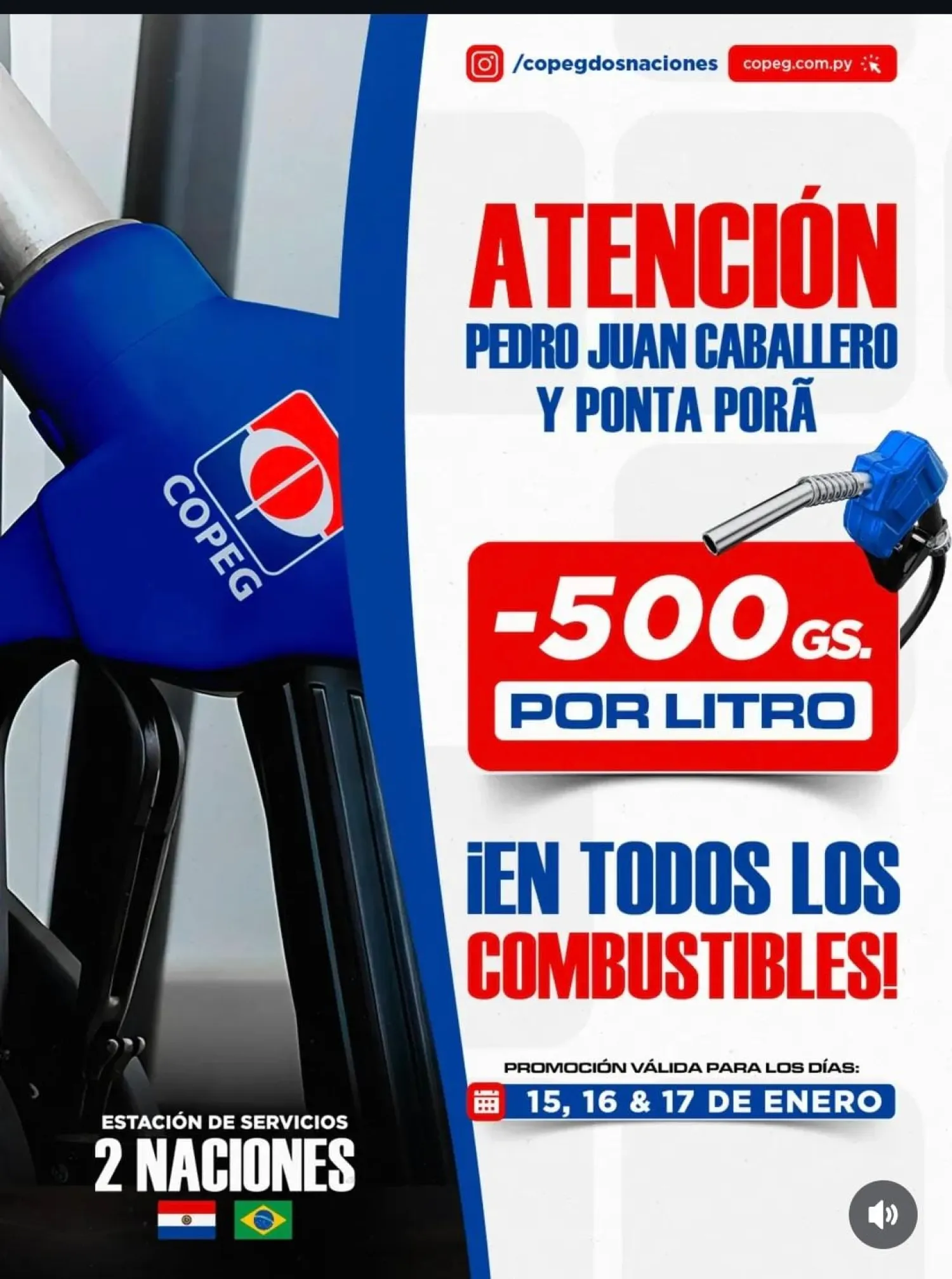 GRAN REINAUGURACIÓN EN ESTACIÓN DE SERVICIOS COPEG DOS NACIONES