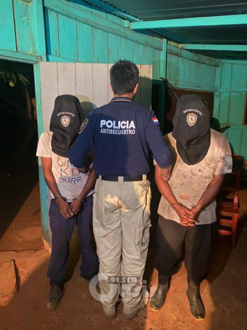 Policía captura a tres hombres por secuestro de encargado de estancia en Cápitan Bado