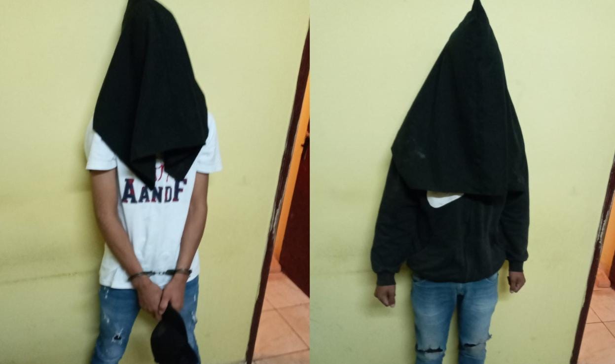 Detienen a dos jóvenes sindicados como ladrones de farmacias