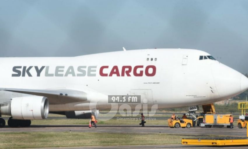 Avión carguero con insumos para luchar contra Covid-19 arriba al país