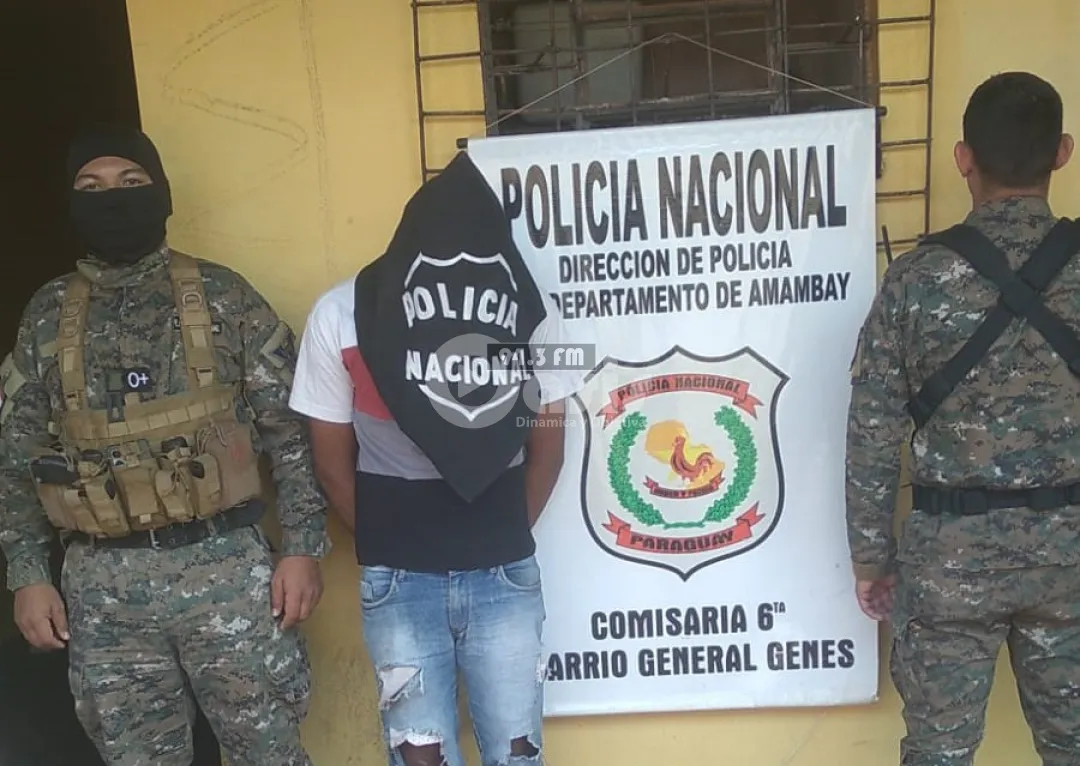 Tras haber hurtado una casa comercial en Gral. Genes, joven de 22 es aprehendido por la Policía