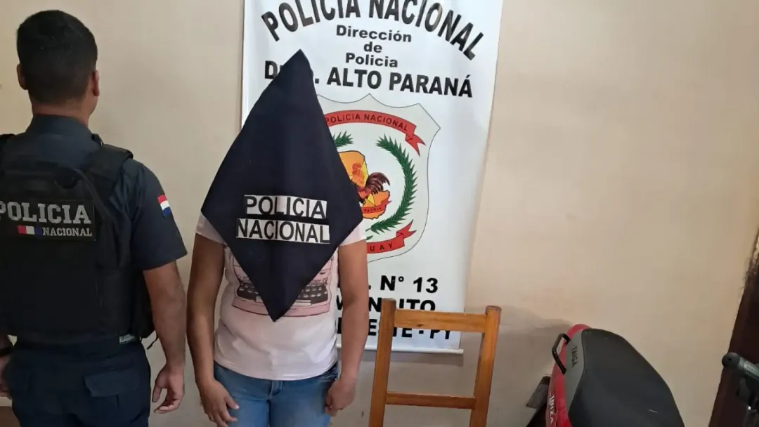 Detienen a trabajadora doméstica por hurto de más de G. 50 millones en CDE