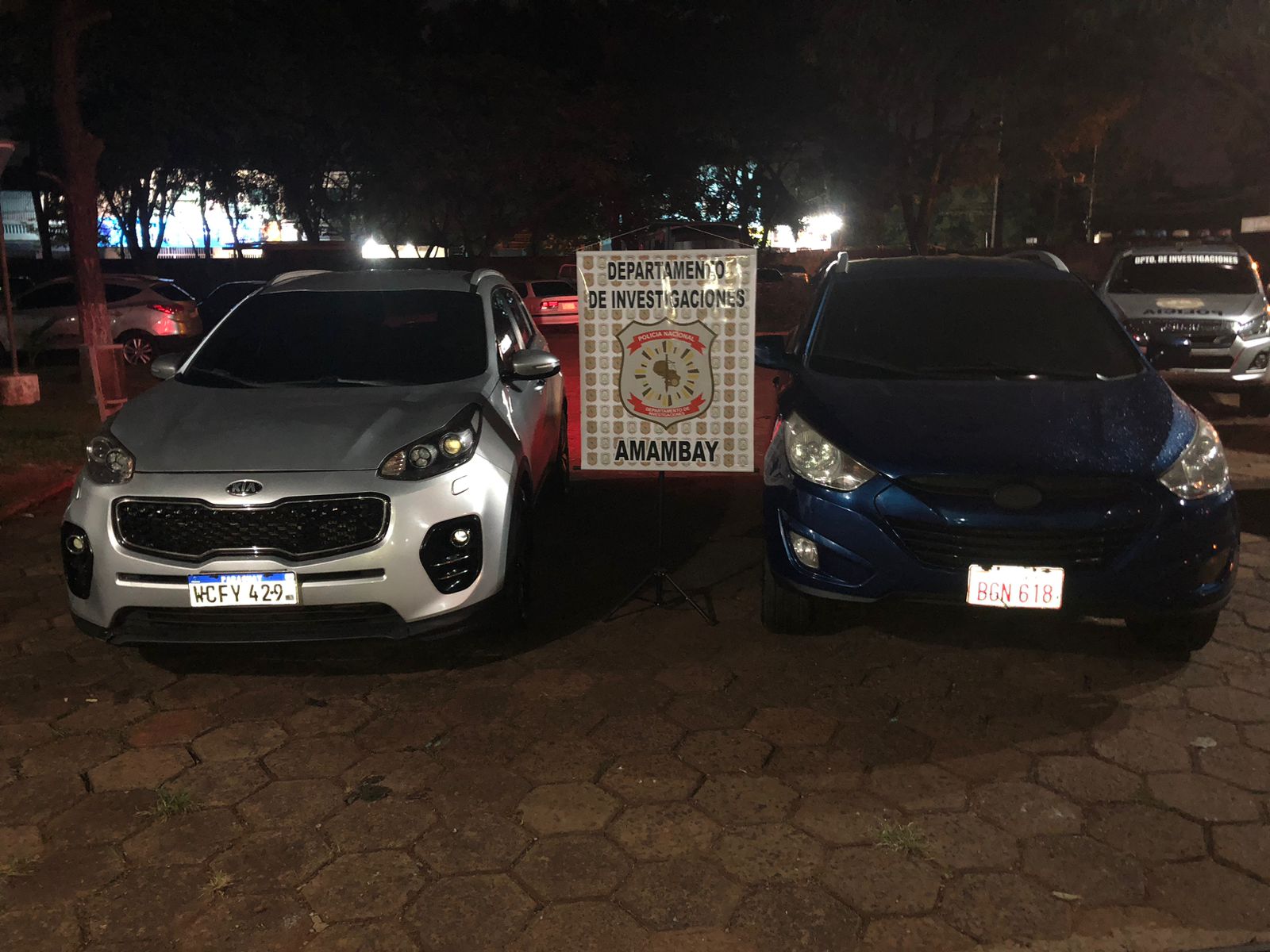 Incautan dos vehículos vinculados al homicidio de Robert Osmar Ortiz Villalba