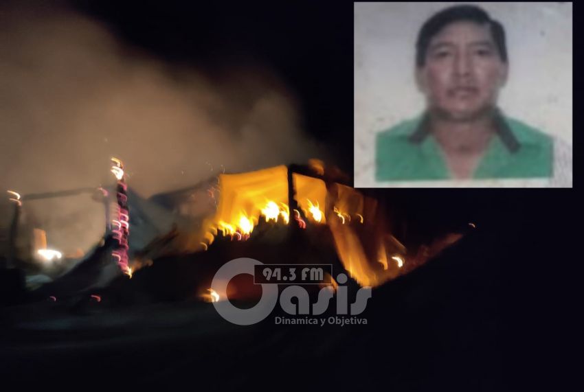 Capataz de establecimiento quemado hablo para el CNO