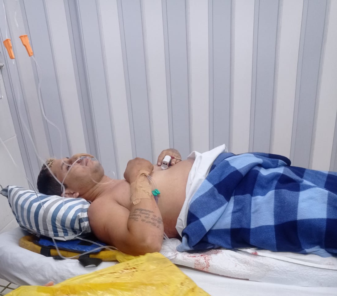 Brasileño fue herido en Ponta Pora y traído en Pedro Juan