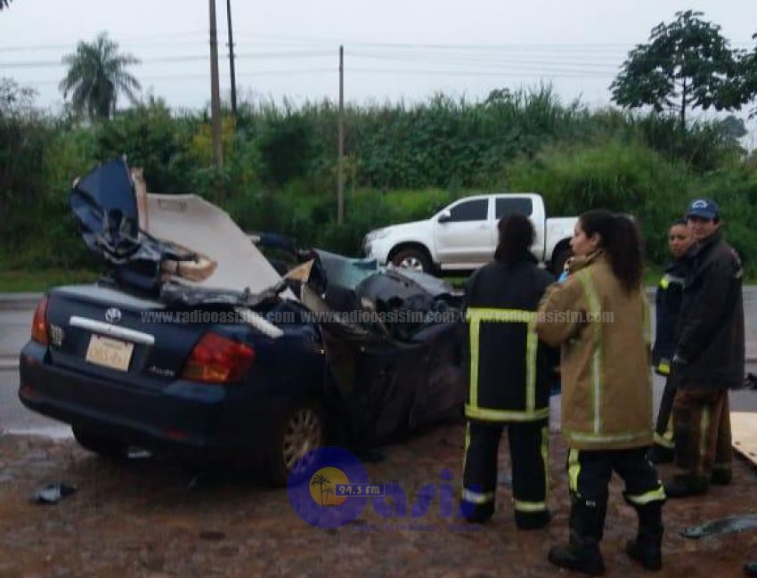 Violento choque deja un muerto en Puente Kyjha