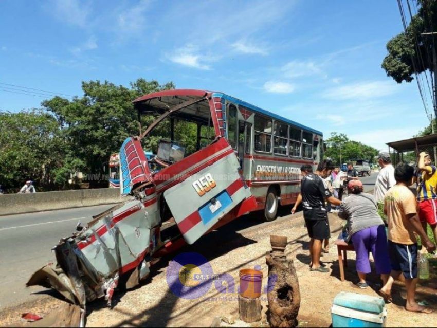 Cinco heridos en accidente de tránsito en Itauguá