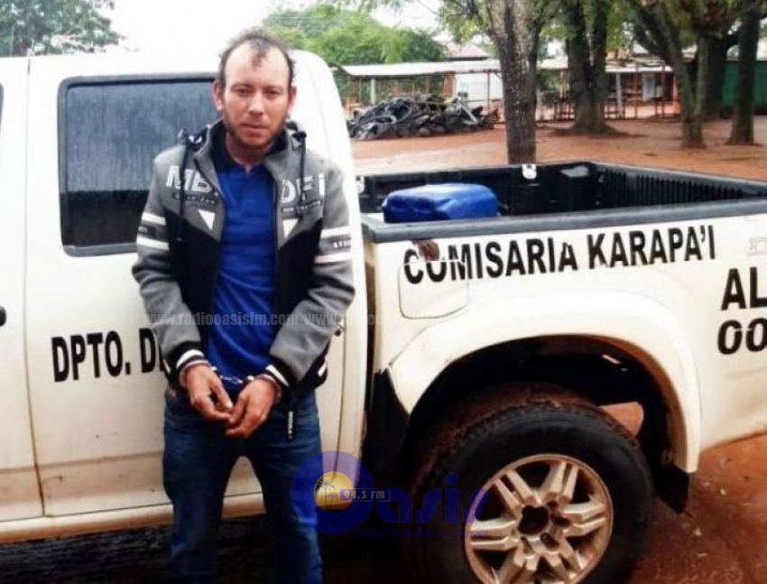 Cae supuesto secuestrador en Karapaí