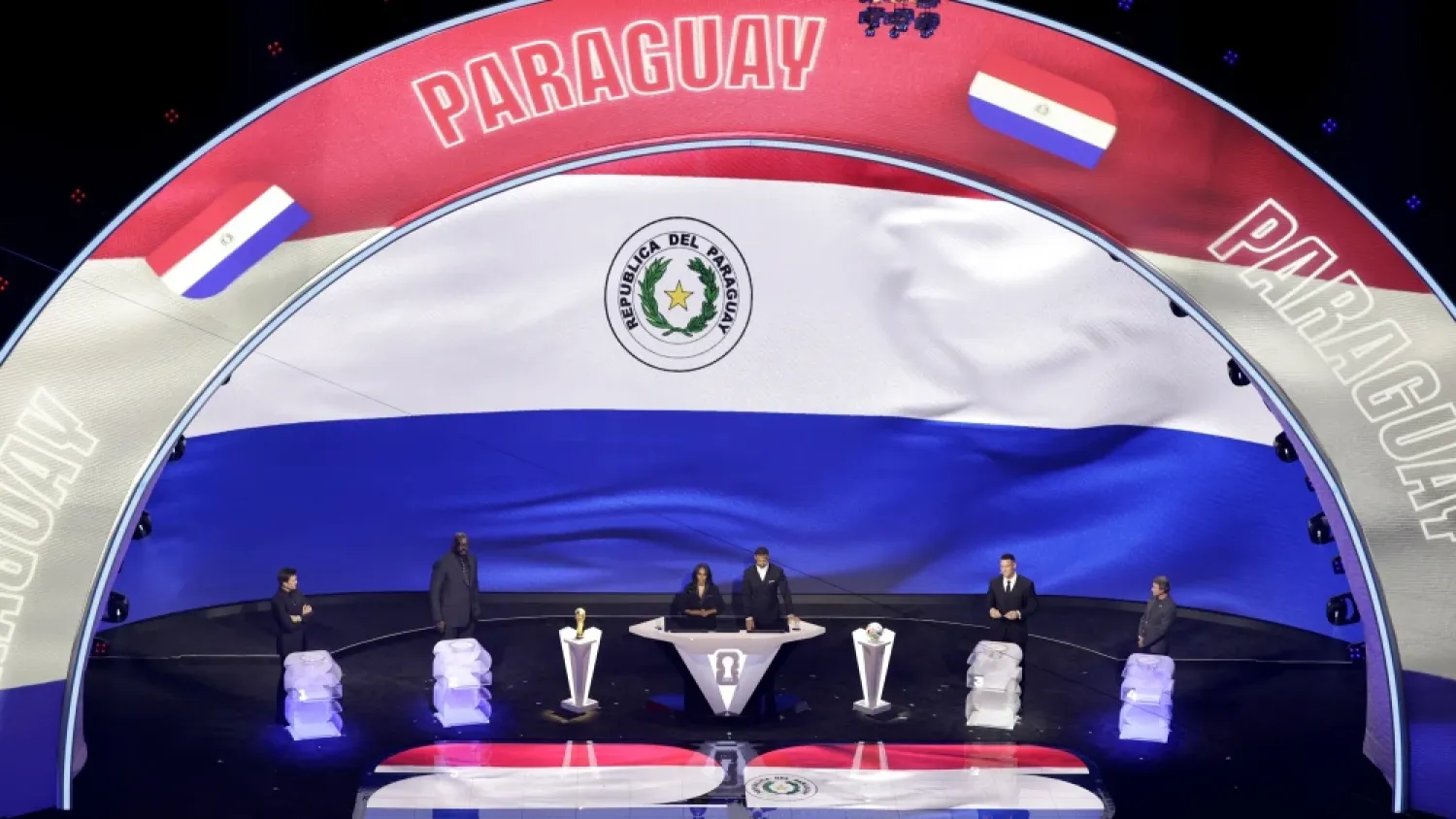 Paraguay, en el grupo de Estados Unidos, Australia y del repechaje europeo
