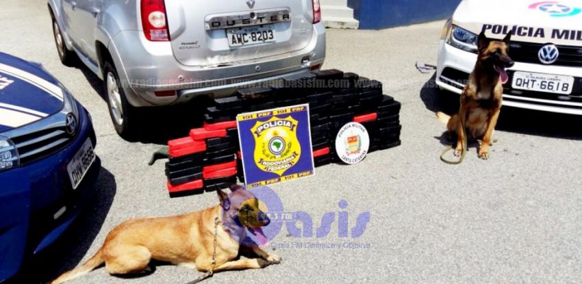 Cae policía brasileño con 104 kilos de crack que recibió en Pedro Juan