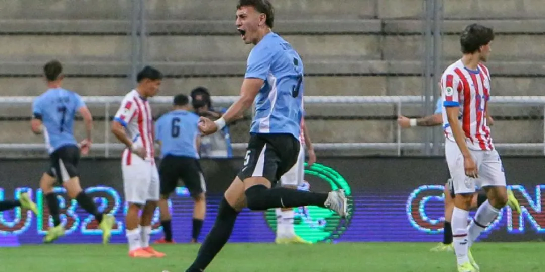 Paraguay cae goleado ante Uruguay en el Sudamericano sub 20