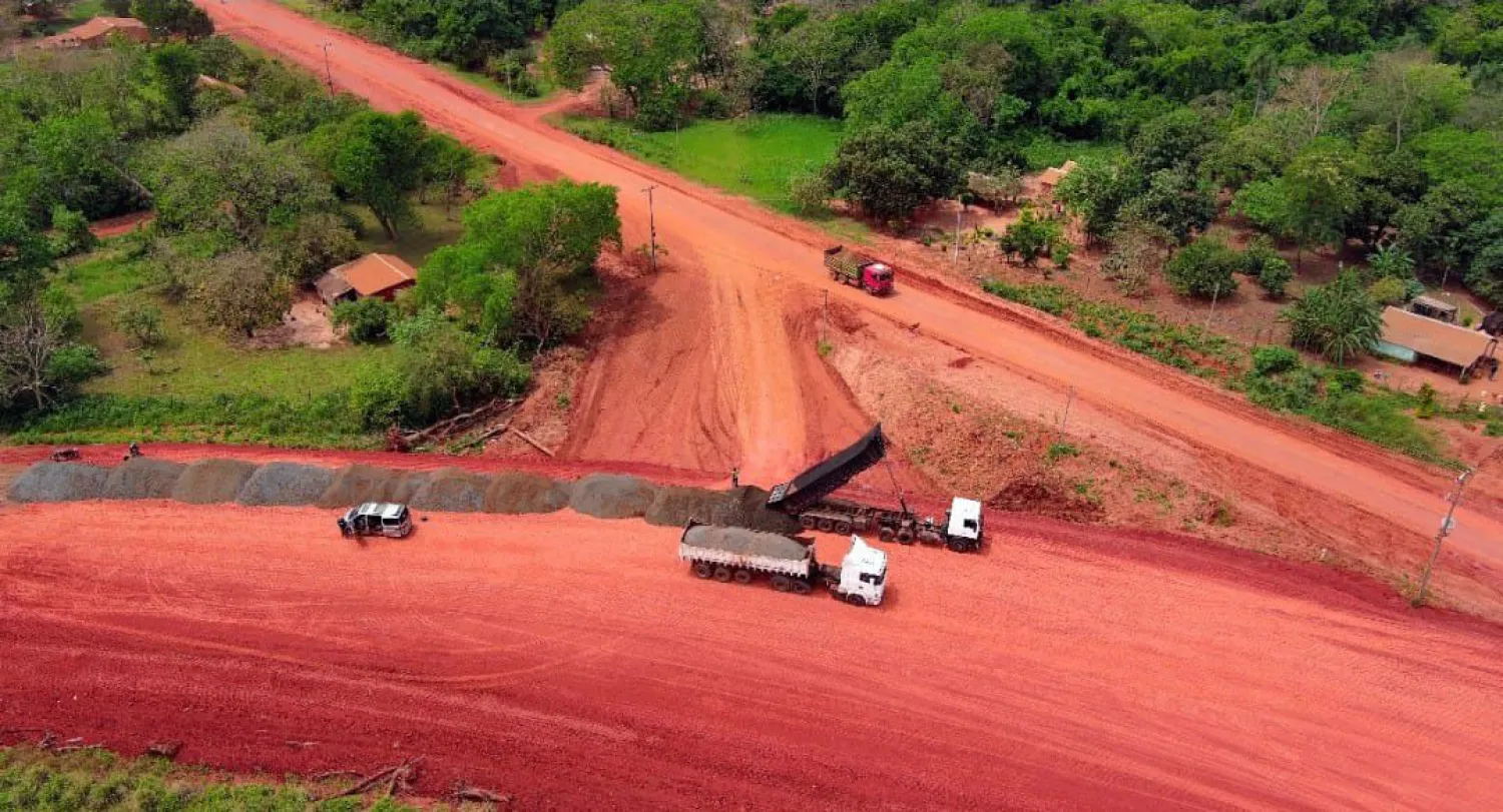 Obras viales en San Pedro alcanzan más del 80% y conectarán comunidades rurales