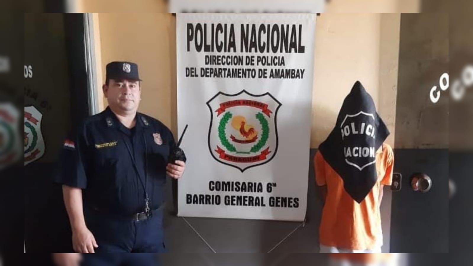 Tras agredir a su madre, agentes policiales aprehenden a un joven de 19 años