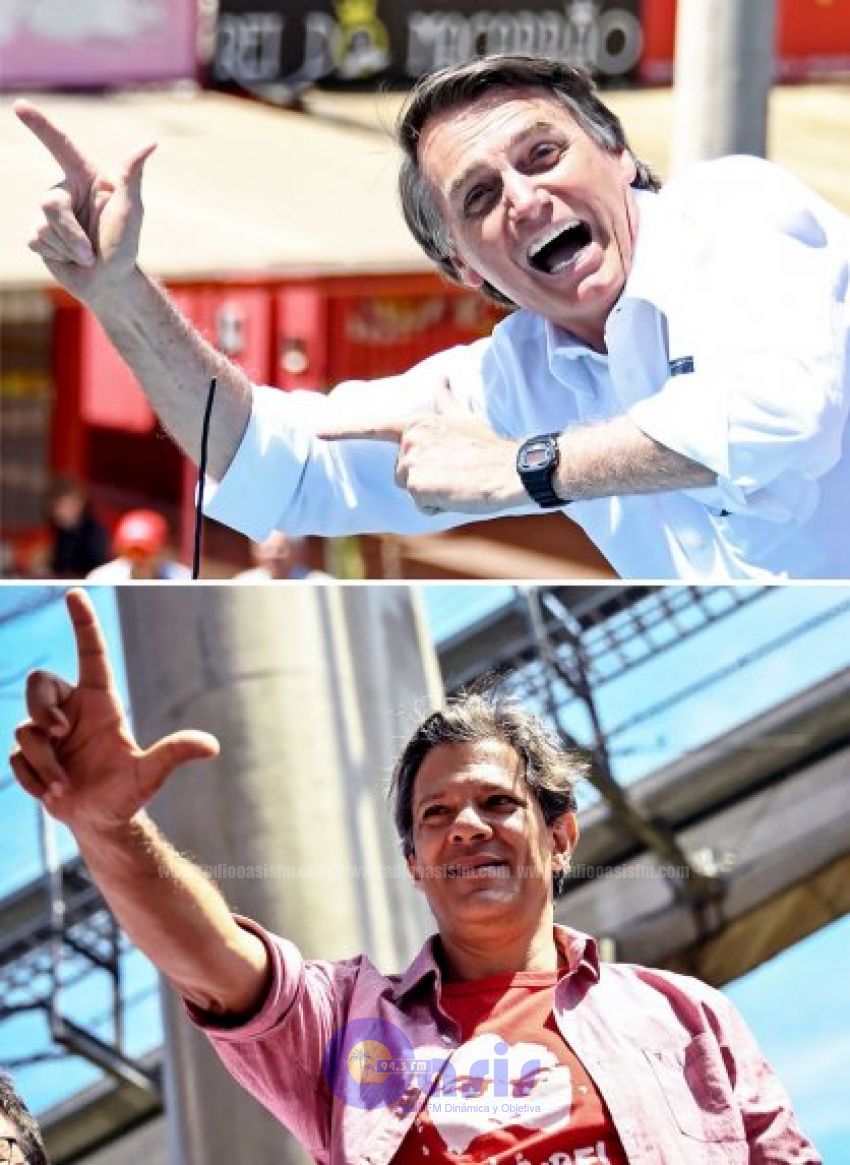Brasil vota mañana, con exmilitar Jair Bolsonaro como favorito