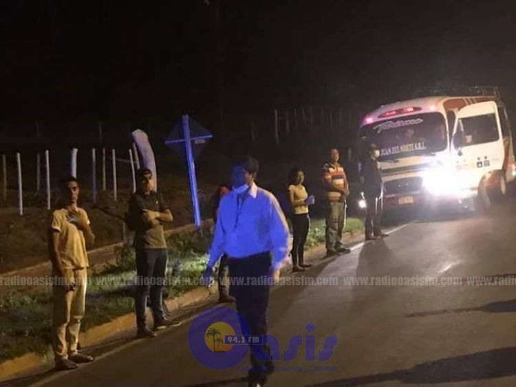 Detienen a ocupantes de un colectivo por violar Decreto  en zona de Horqueta