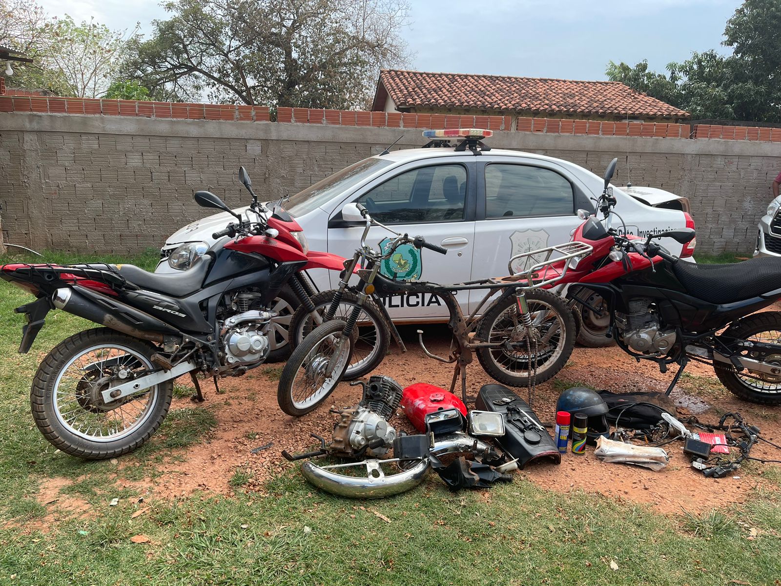Detienen a tres adolescentes y recuperan motocicletas robadas en Bella Vista Norte